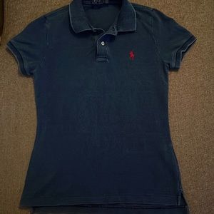 Gently worn blue  polo shirt size SP